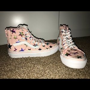Youth Star Vans High Tops size 13
